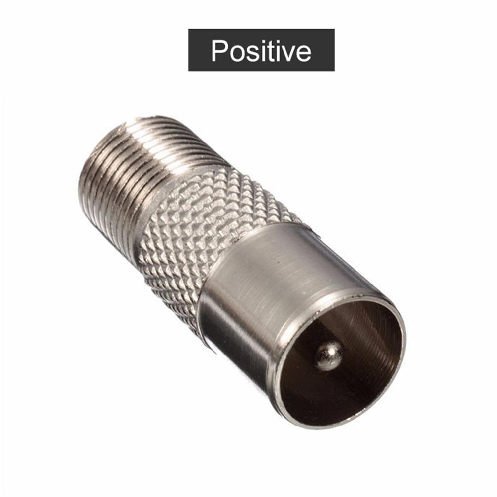 5pcs/lot STB Quick Plug RF Coax F Female To RF Male Connector TV Antenna Coaxial Connector Adapter