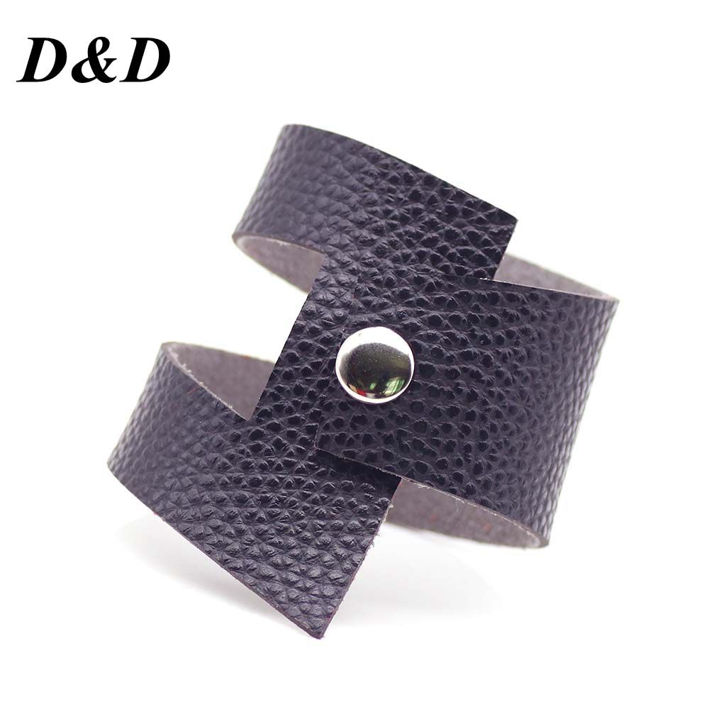 D & D Crack Lederen Armbanden Vrouwen Mode Vintage Armbanden Chakra Armband Sieraden Handgemaakte Lederen Sieraden Cool
