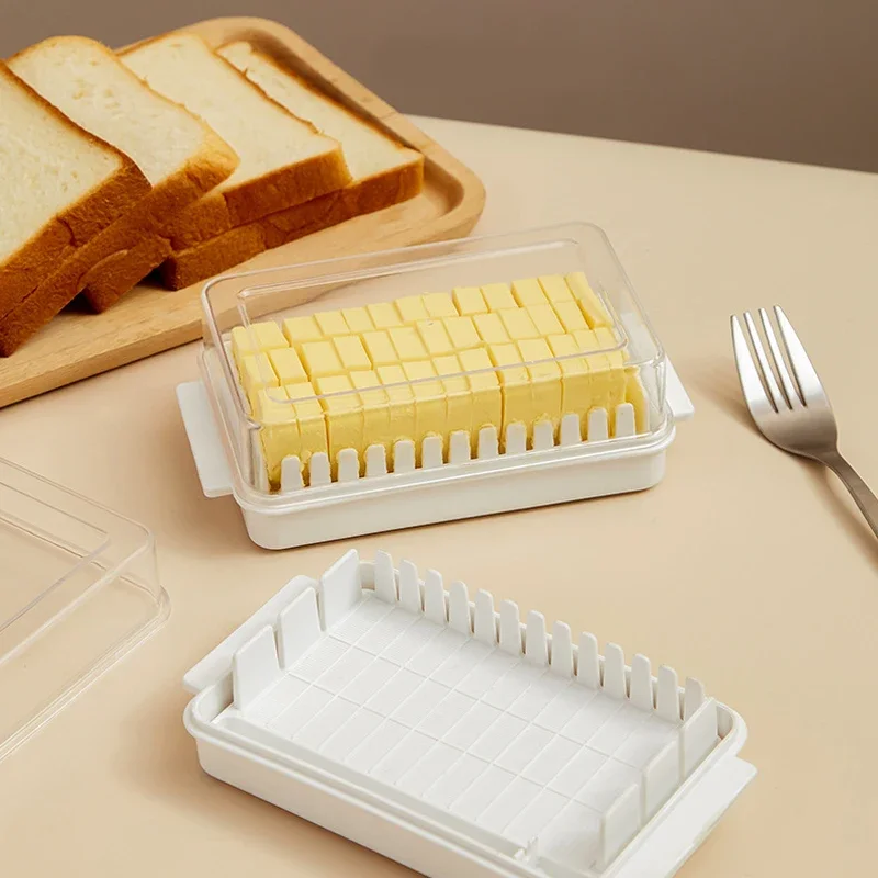 Smør osteskjærer oppbevaringsboks med lokk husholdning kjøkken baking mat smør kjøleskap ferskhet holder beholder bakeverktøy