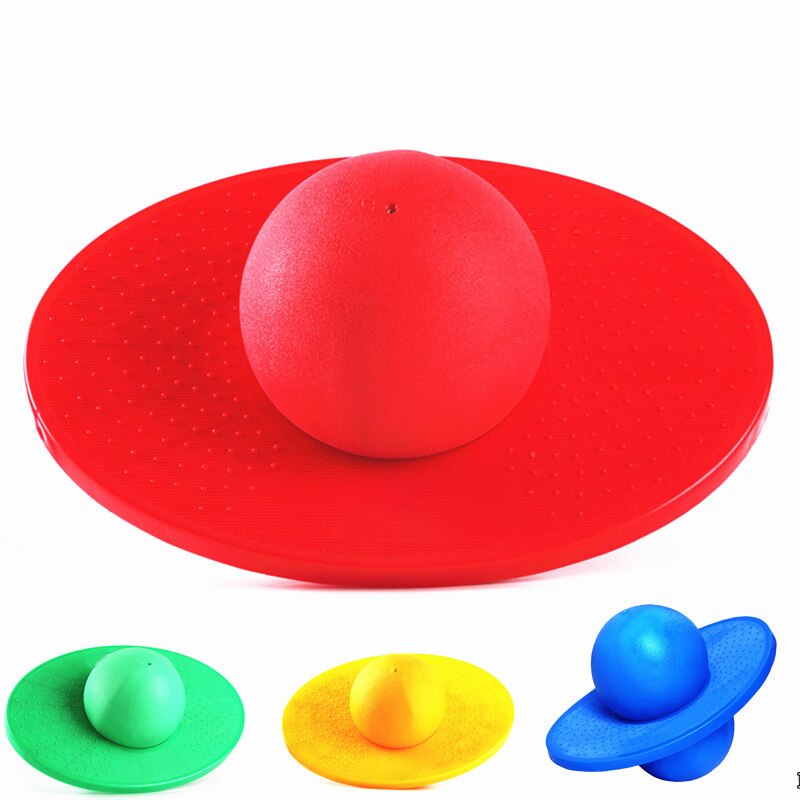 Energetic Exercise Jumping Bounce Yoga Fitness Ball Rock Hopper Pogo High Bounce Space Balance Jump Board Ball Jumping Toy Balls