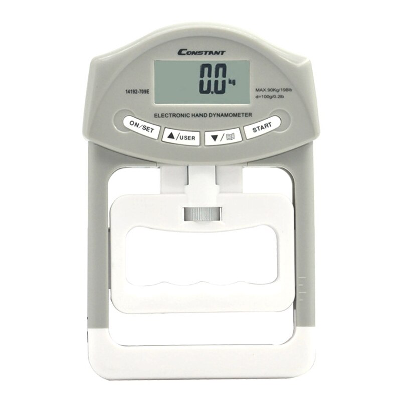 Grip Strength Meter Grip Strength Meter Digital Hand Dynamometer Measuring Hand Grip Exerciser Strengthener 300Lb: Gray