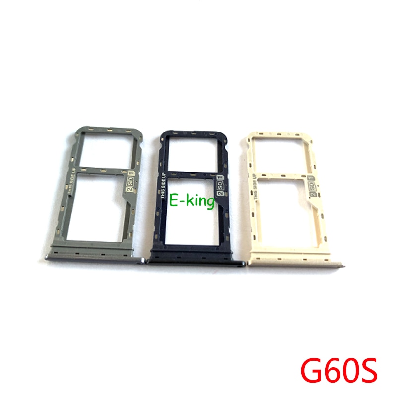For Motorola Moto G50 G60S Sim Card Slot Tray Holder Sim Card Reader Socket