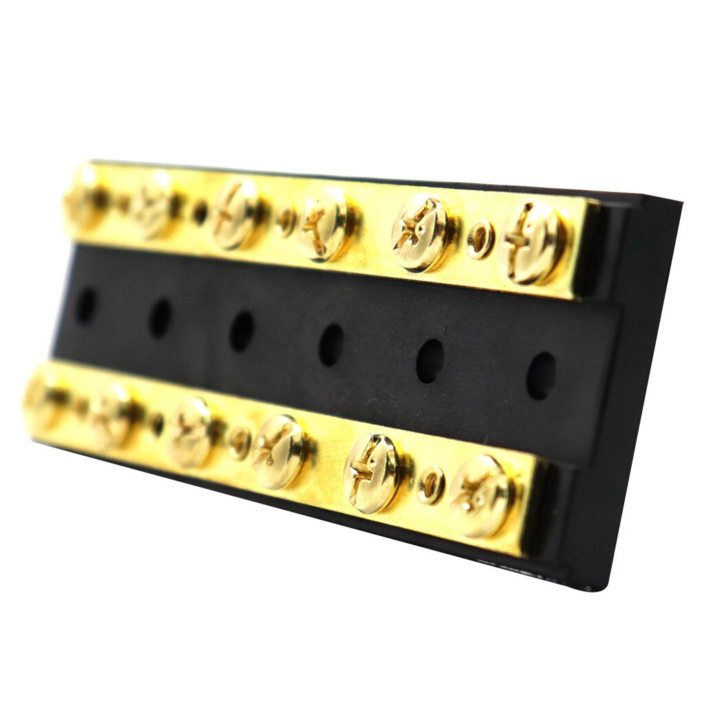 Messing Block Auto Zubehör 60A Auto Dual Bus Bar Marine Schiff T... – Vicedeal
