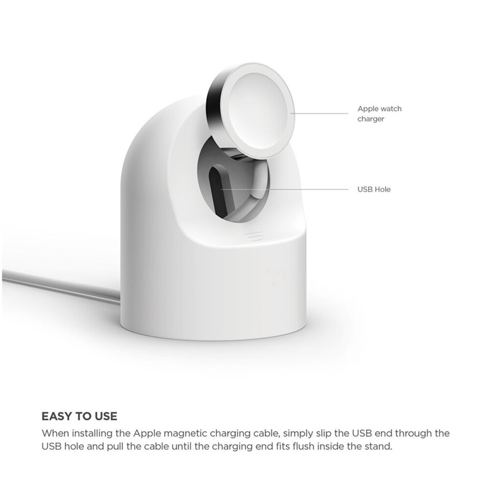 support de Charge en Silicone pour Apple Watch série 4 3 2 1 Station de Charge de quai de Charge pour support de support de support iWatch