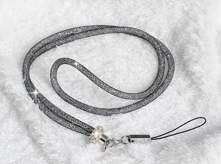Lanyard Strap Crystal Neck Strap for iPhone 7 Plus 8 X SE Cellphones Phone Cases Keys Necklaces Rhinestone Keychain: 4
