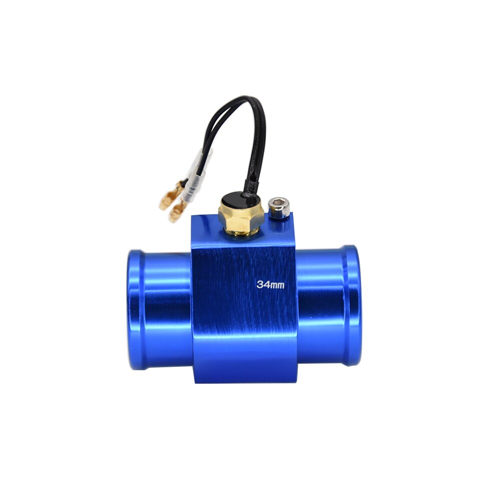 Universal 52mm Car LED Digital Water Temperature Gauge Instrument 10MM Water Temperature Sensor with Radiator Hose Adapter
