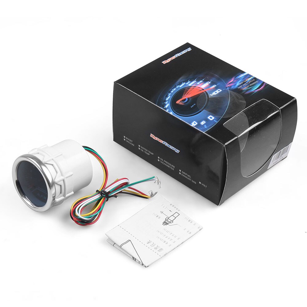 Dynoracing Tachometer 2 "52mm Rauch Objektiv 0-10000 Rpm Messgerät Super Helle LED beleuchtung Auto Meter BX101945