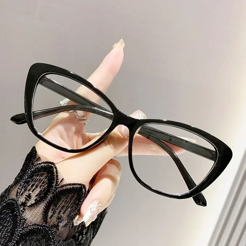 Katze Auge Presbyopie-Brille für Damen und Herren, ultraleichte Fernsichtbrille, modische verschreibungspflichtige Lesebrille, Dioptrien 1,0 bis +4: verrotten / +250