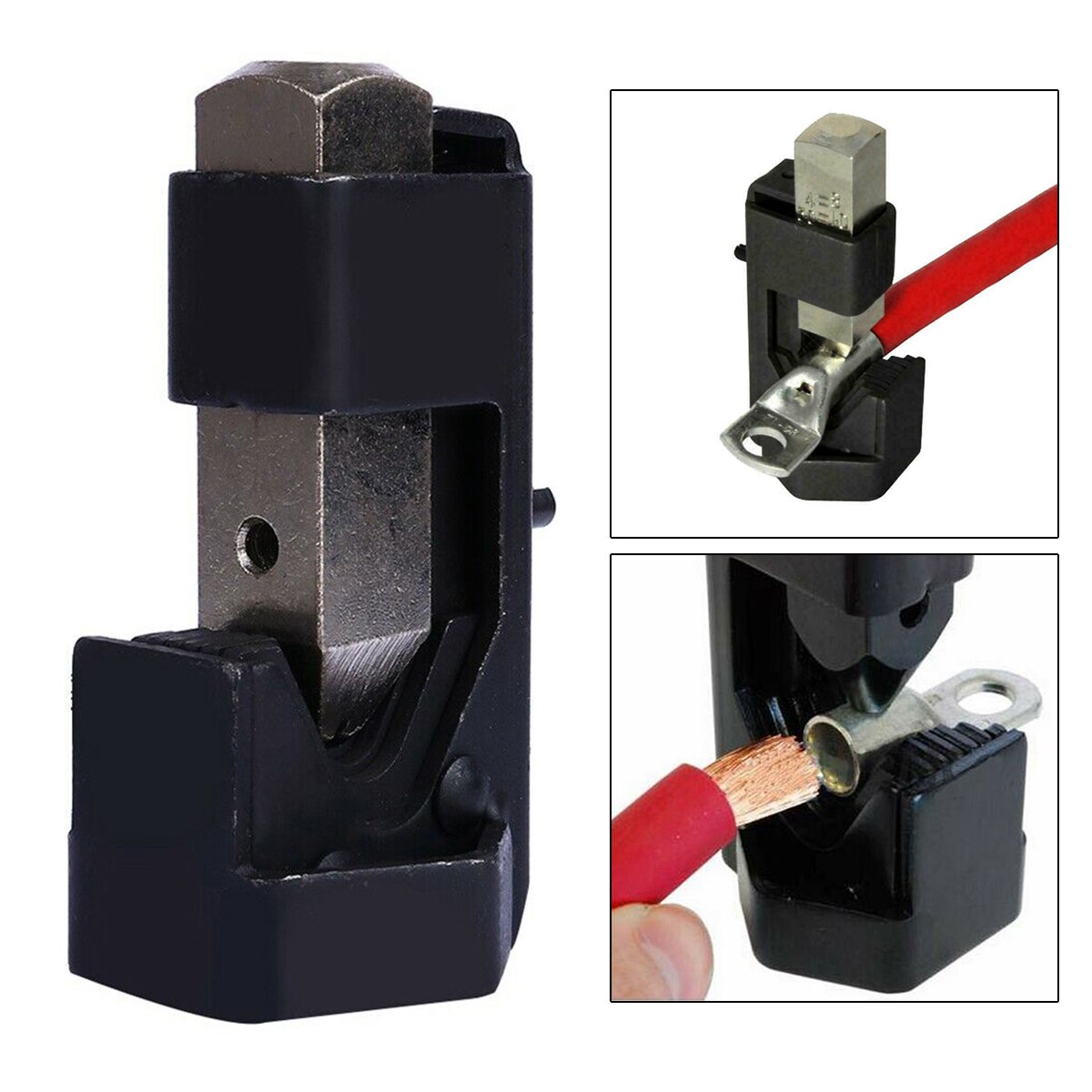 Lug krympeværktøj fjederbelastet hammer type strejke værktøj crimper kabel tang automatisk trådspreder
