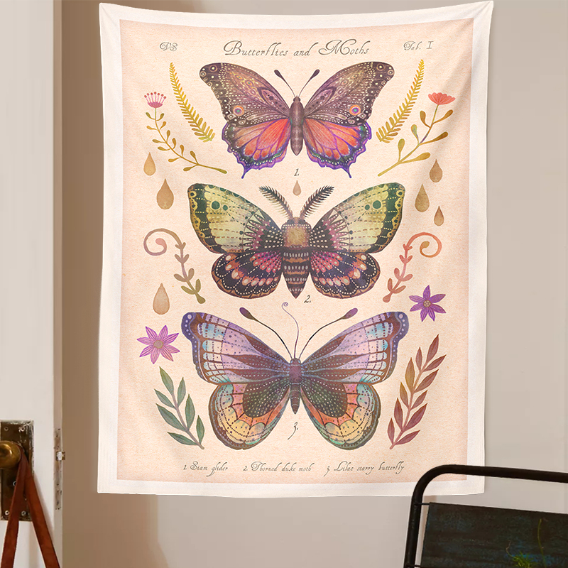 Tapiz De Siete Chakras Para Yoga Y Meditación - Lienzo Decorativo 32.5x130 Cm, Incluye Poste De Madera