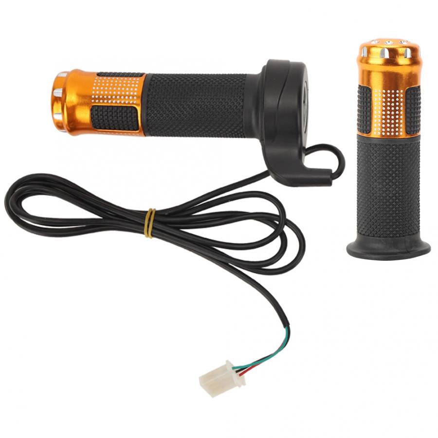 1 Pair Electric Scooter Handle Grip Left Right Turn Handle Grip Throttle Universal Electric Scooter Replacement Accessories