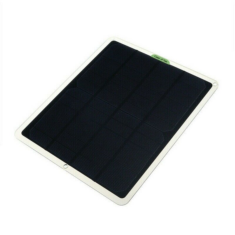 Panneau Solaire 20W 12V Pour Bateau Carpe - Chargeur Haute Puissance Avec Câble Et Diode