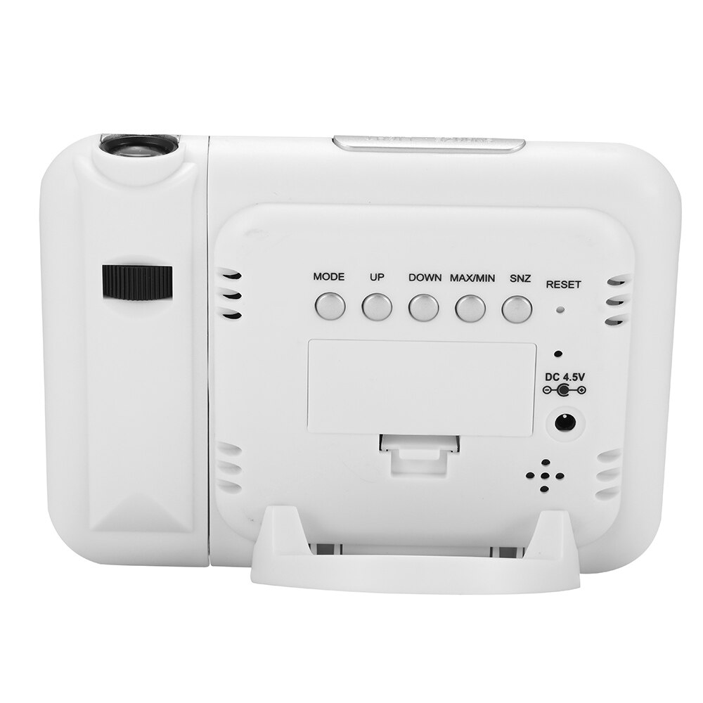 Time Watch Multi Function Digital Alarm Clocks Color Screen Desktop Clock Display Weather Calendar Time Projection 1 Pcs