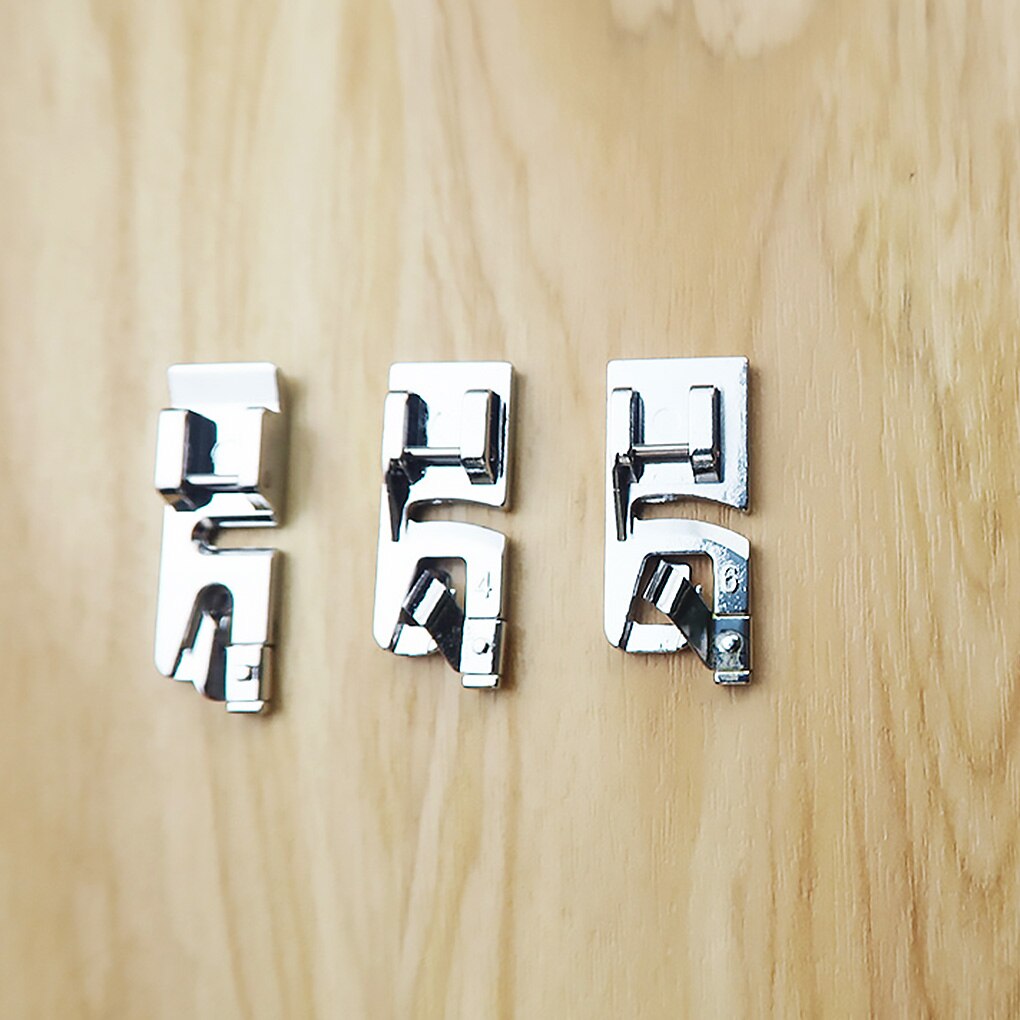 Sewing Machine Rolled Hem Foot Household Sewing Machine Rolled Hem Metal Presser Hemmer