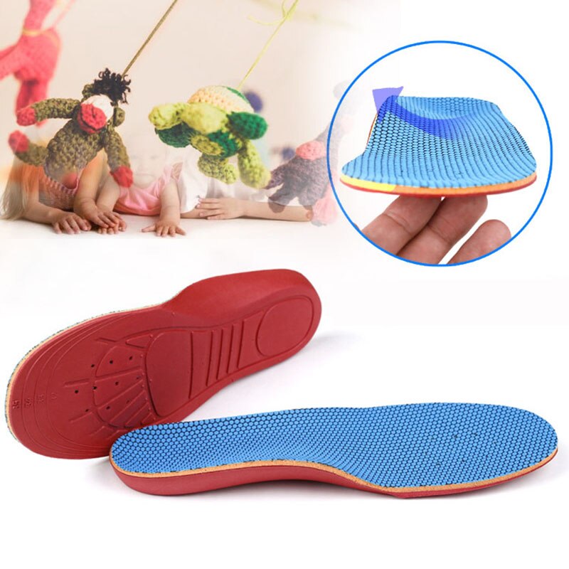 Ushine  eu19-35 blå sprot arch sports barn x ben innleggssåler baby ortopediske innleggssåler baby joggesko innleggssåler