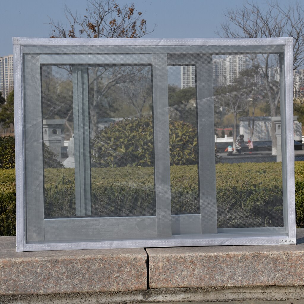 window insect bug mosquito fly wasps screen mesh net guard netting curtain self-adhesive sticker cover guards