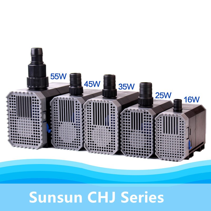 SUNSUN CHJ Series 600-6000L/H Adjustable Submersible Water pump Aquarium Fish Tank Pond Garden Fountain Pump