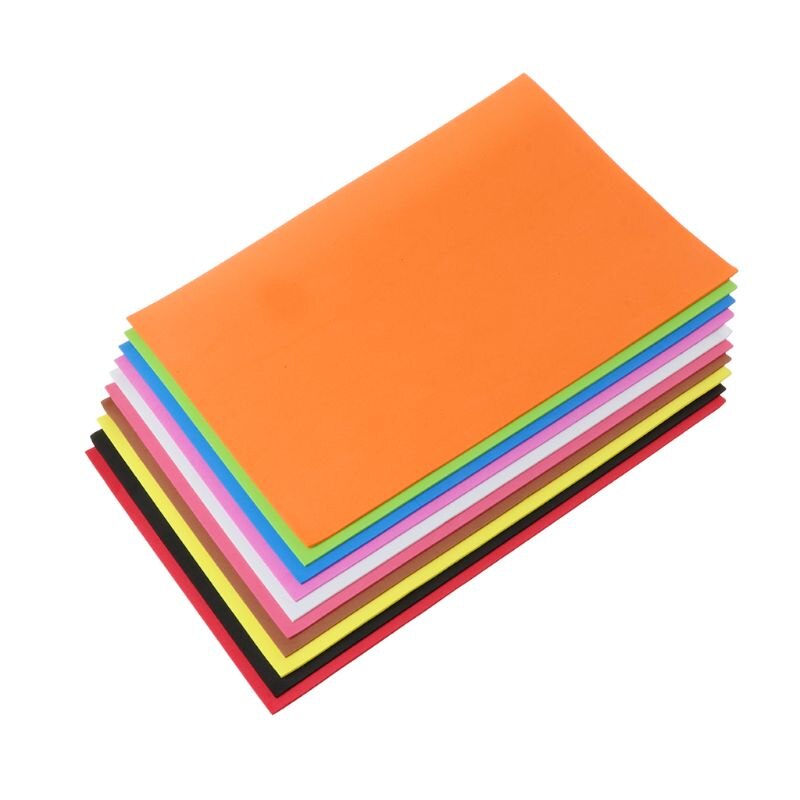 Papier mousse éponge 20x30cm 10 pièces | Feuille de couture en tissu feutre Polyester épaisseur de 2mm, décoration en tissu pour bricolage, artisanat ménager
