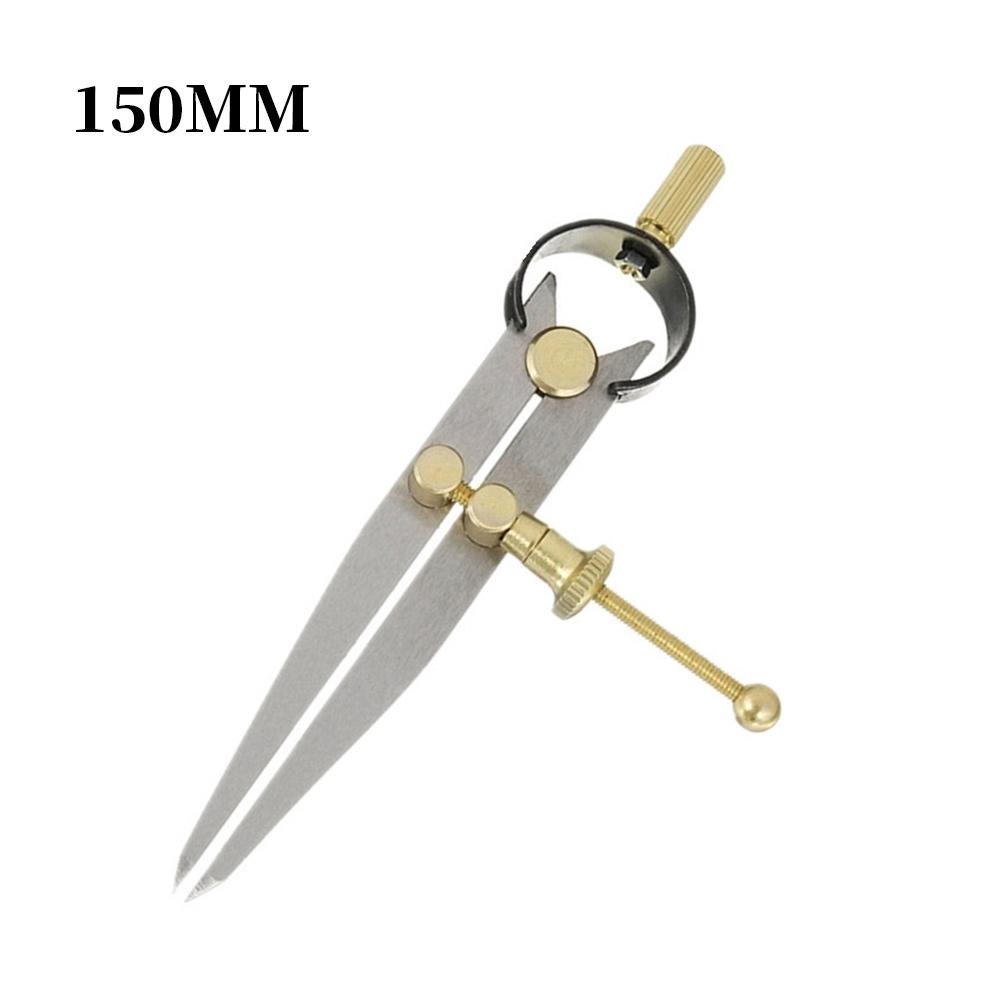 Wing Divider Contour Gauge Adjustable Spring Wing Scriber Edge Creaser Compass DIY Craft Tool Woodworking Carpenter Tools: 150mm