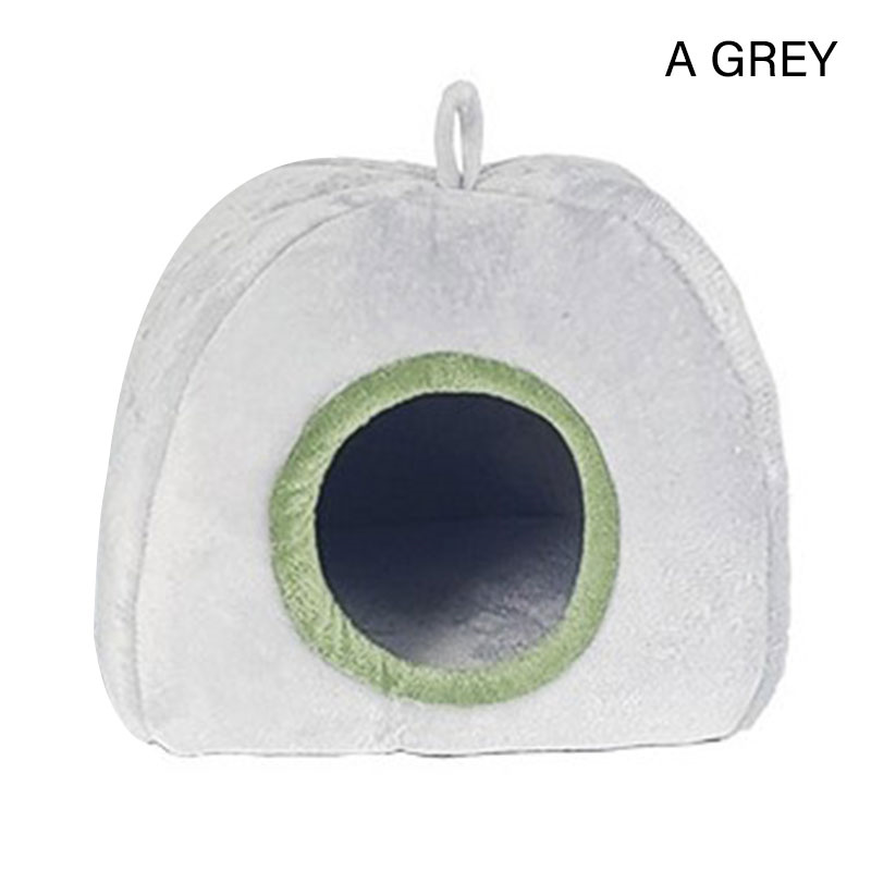 Cavia Bed - Wasbare kooiaccessoires Kleine dierenschuilplaats voor Chinchilla, hamsters, egel: L / SCARLET