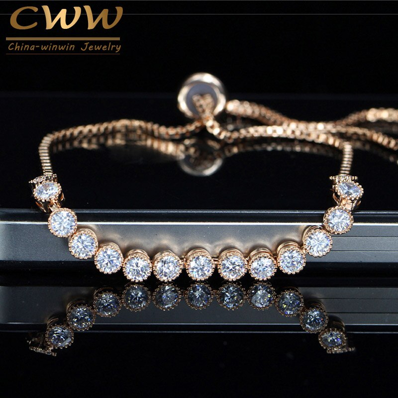 Broqueles cuadrados Luckyly Cleo con acabado brillante zirconia cúbica 1