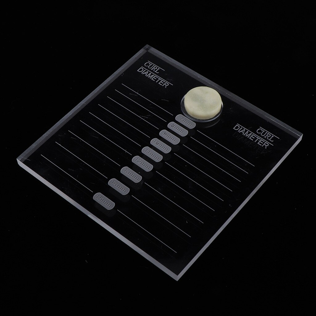 Individual Eyelash Extension Tray Clear Pallet Lash Glue Holder with a Jade for Groove