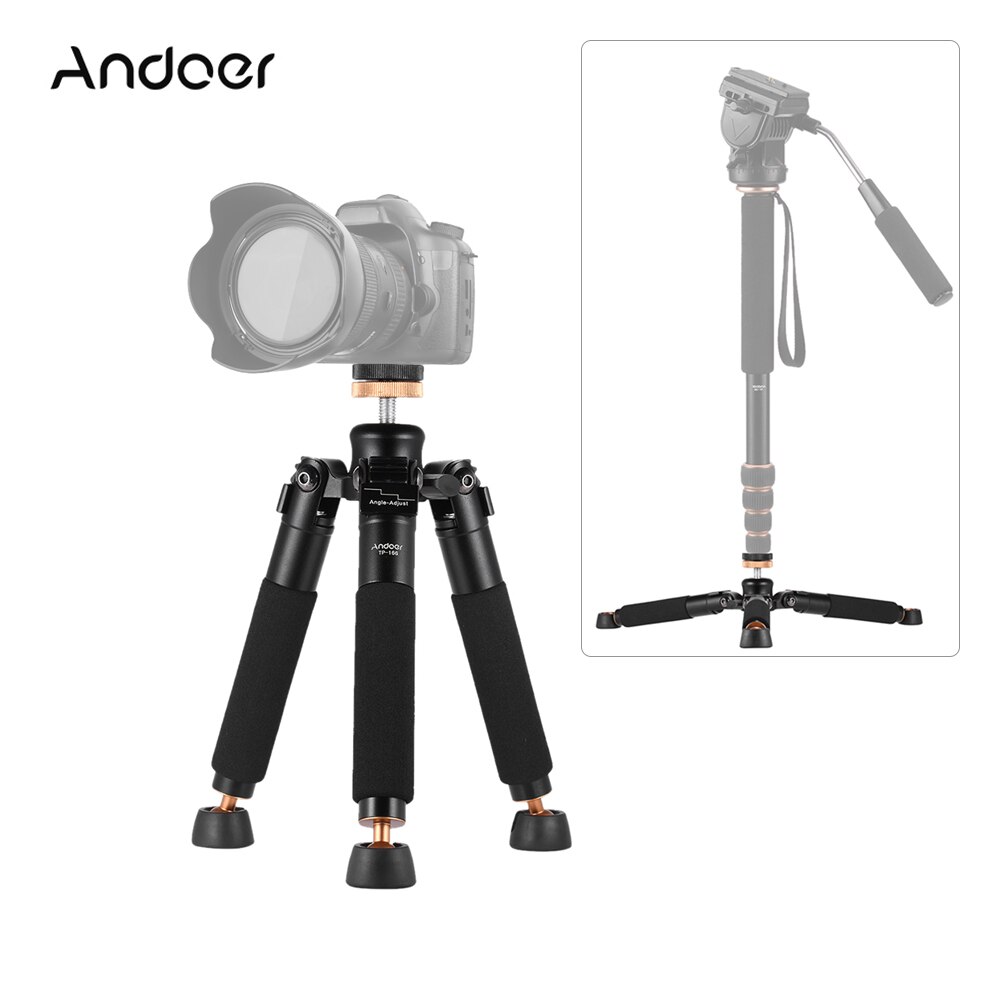 Andoer – Mini trépied en aluminium, monopode, stabilisateur pour appareil photo