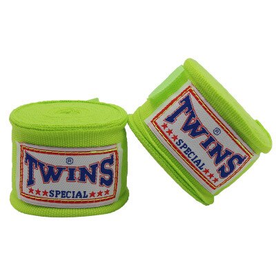 Gants d'entraînement de boxe thaïlandaise, 5m, bandage, protection du poignet, coup de poing, rond, MMA: green