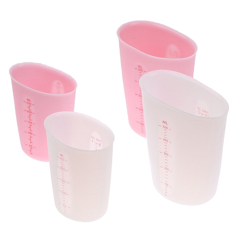 Silicone Measuring Cup Precision Graduated Kitchen Measuring Tool Jug Pour Spout Baking Cooking Tool For Butter Water