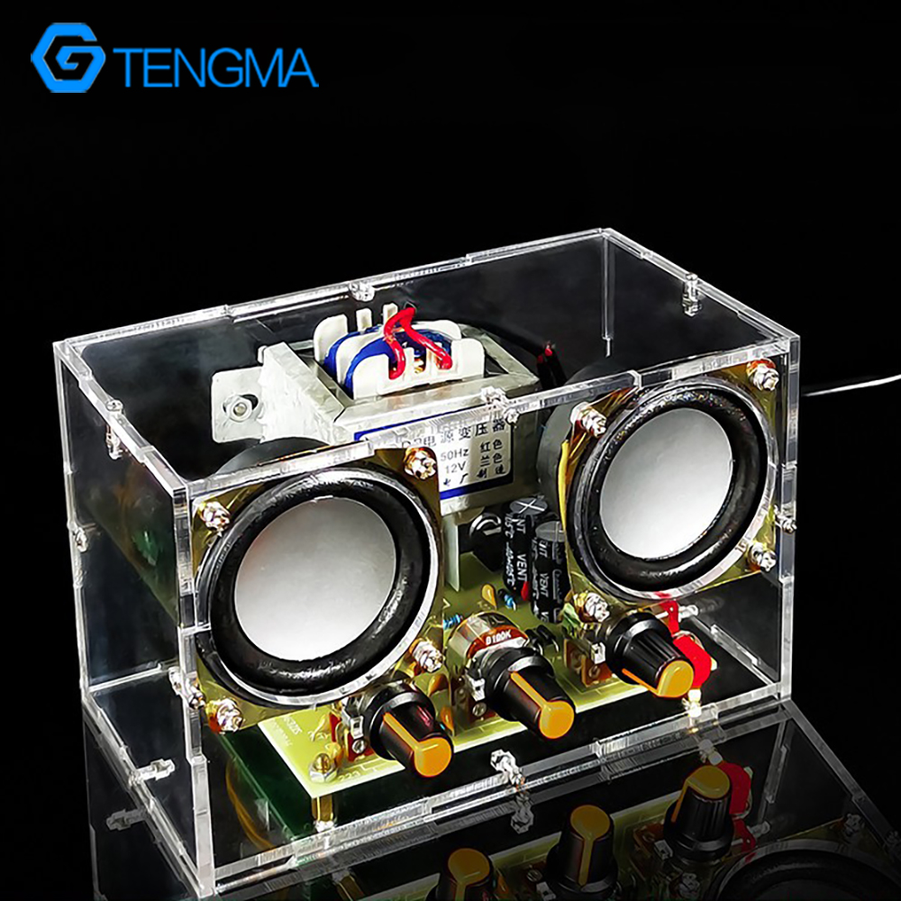 Kit de amplificador de doble canal TDA2030, altavoz, ensamblaje de entrenamiento de producción electrónica DIY, montaje de soldadura
