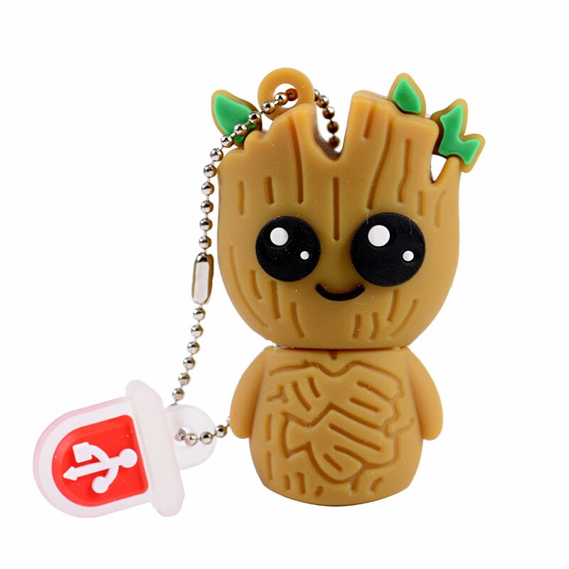 SHNADIAN del fumetto Bello Groot usb flash drive disk super heros memory stick Pen drive 4gb 8gb 16gb 32gb 64gb Creativo pendrive: 32GB / B