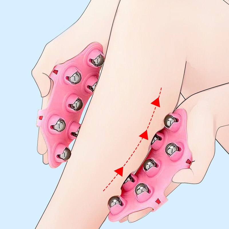 Hand Held Massager Tools Roller Ball Massager Full Body Massage Tool for Muscle Neck Joint PR