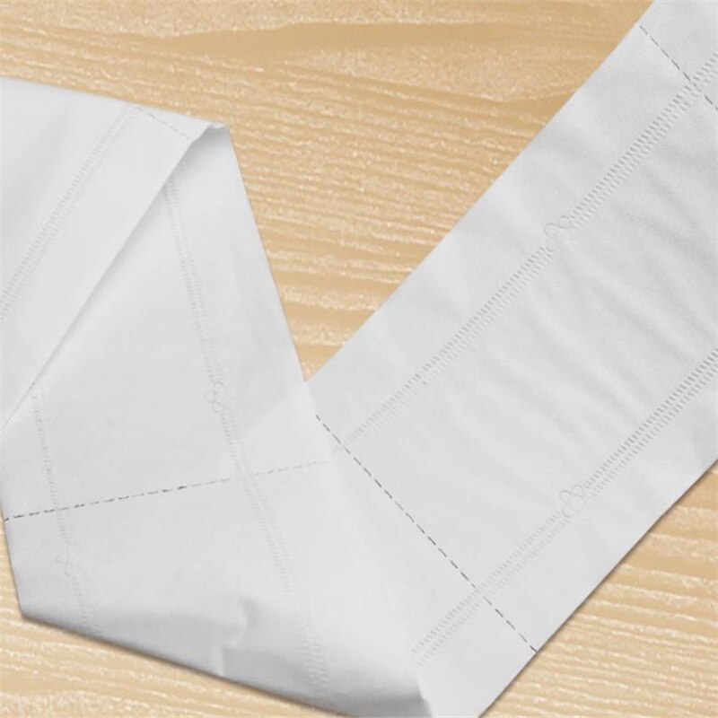 1 rol 4 lagen zacht toiletpapier thuis bad toiletrol papier primair houtpulp toiletpapier tissue rol 20#38