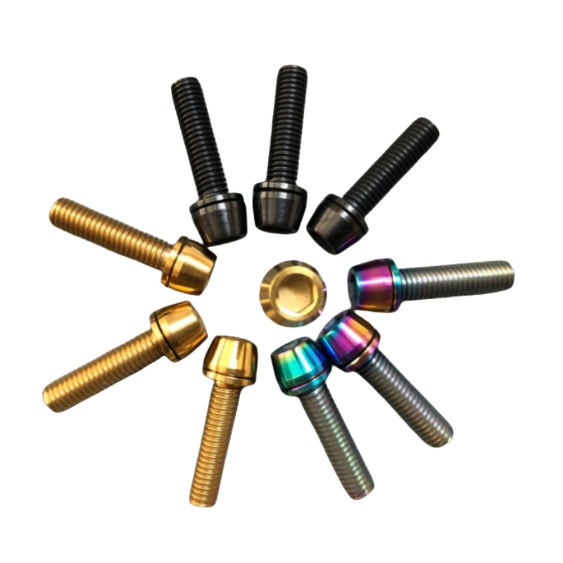 Fahrrad Lenkung Lenker Vorbau Schrauben Bolzen Bunte Edelstahl M5 * 20mm M6 * 20mm fahrrad Vorbau Schrauben/Abstandshalter Teile