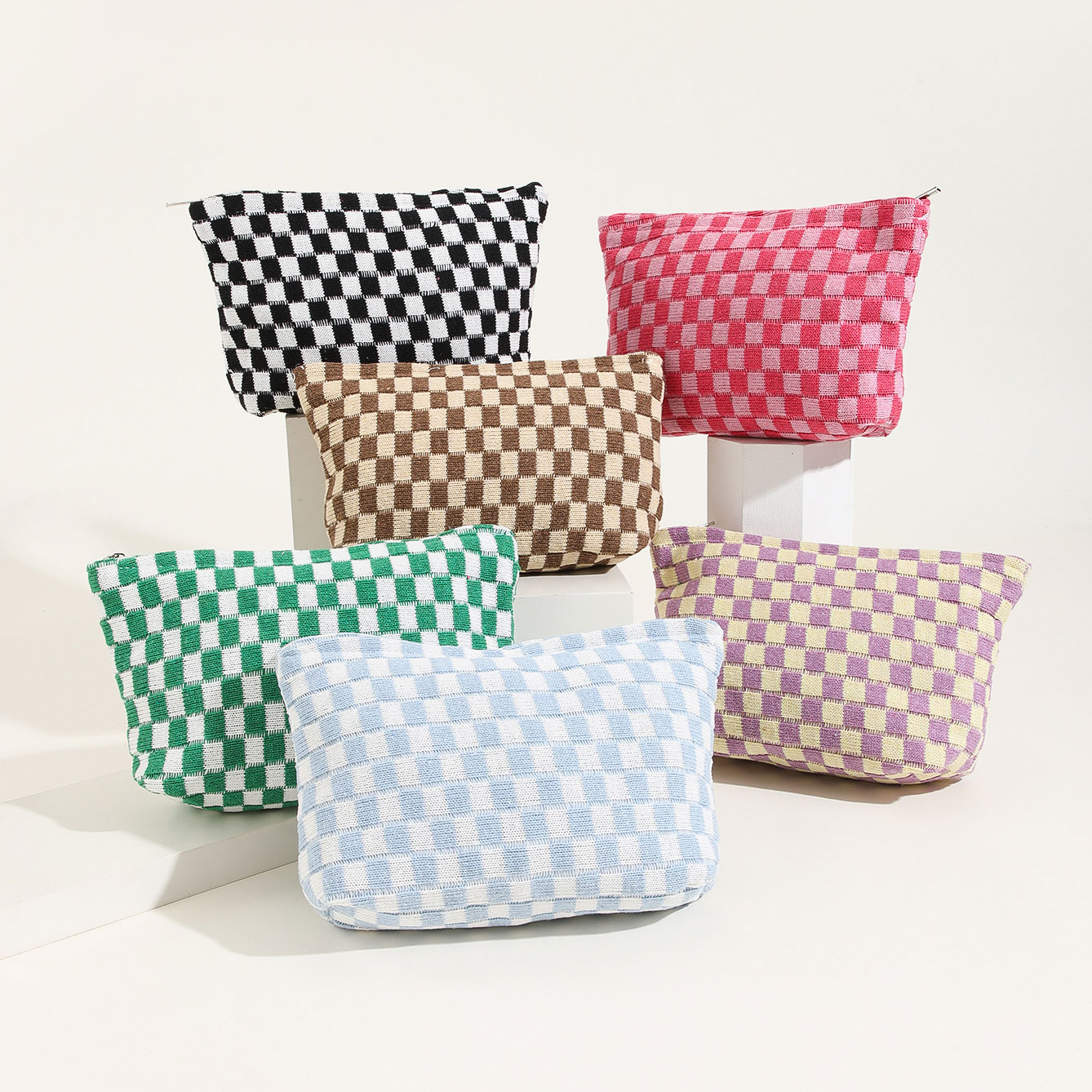 Bolsa de maquillaje grande para mujer y niña, bolso de viaje portátil, bolsa de aseo, organizador, estuche de lápices