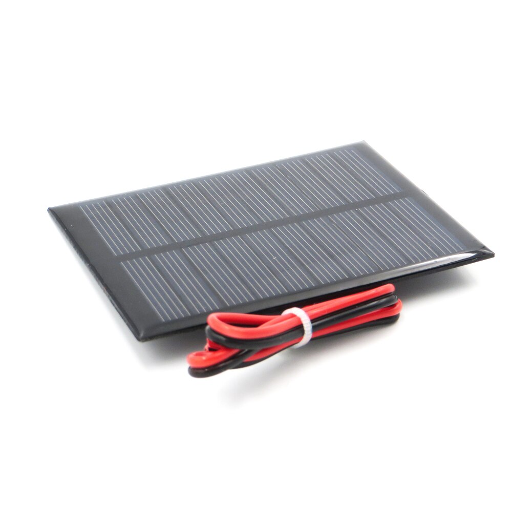 1 st x 5 V 160mA met 30 cm breiden draad Zonnepaneel polykristallijne Silicon DIY Acculader Kleine Mini Zonnecel kabel speelgoed