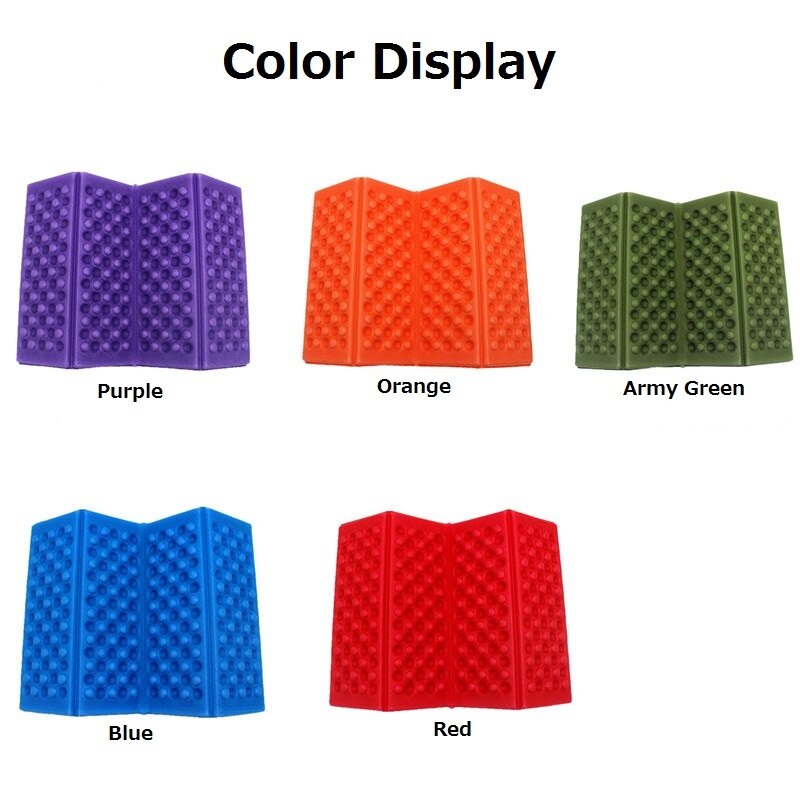 Outdoor Picnic Camping Mat Portable Folding XPE Foam Seat Pad Moisture-proof Hiking Picnic Egg Trough Waterproof Small Mats