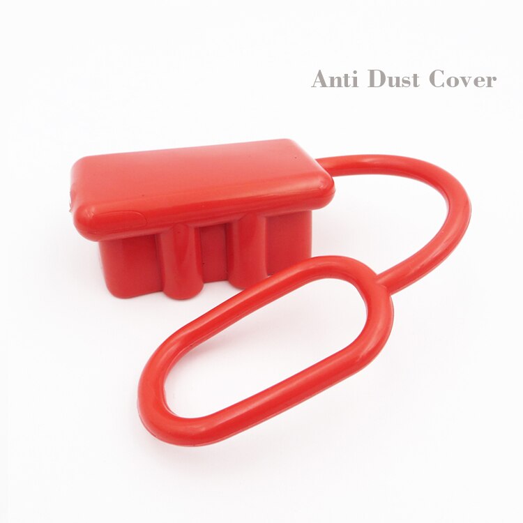 Anti Dust Cap Cover end SB50 plug connector amp dual pole battery 350 175 120 50 A 600V Rubber Red or Black: 50A Red