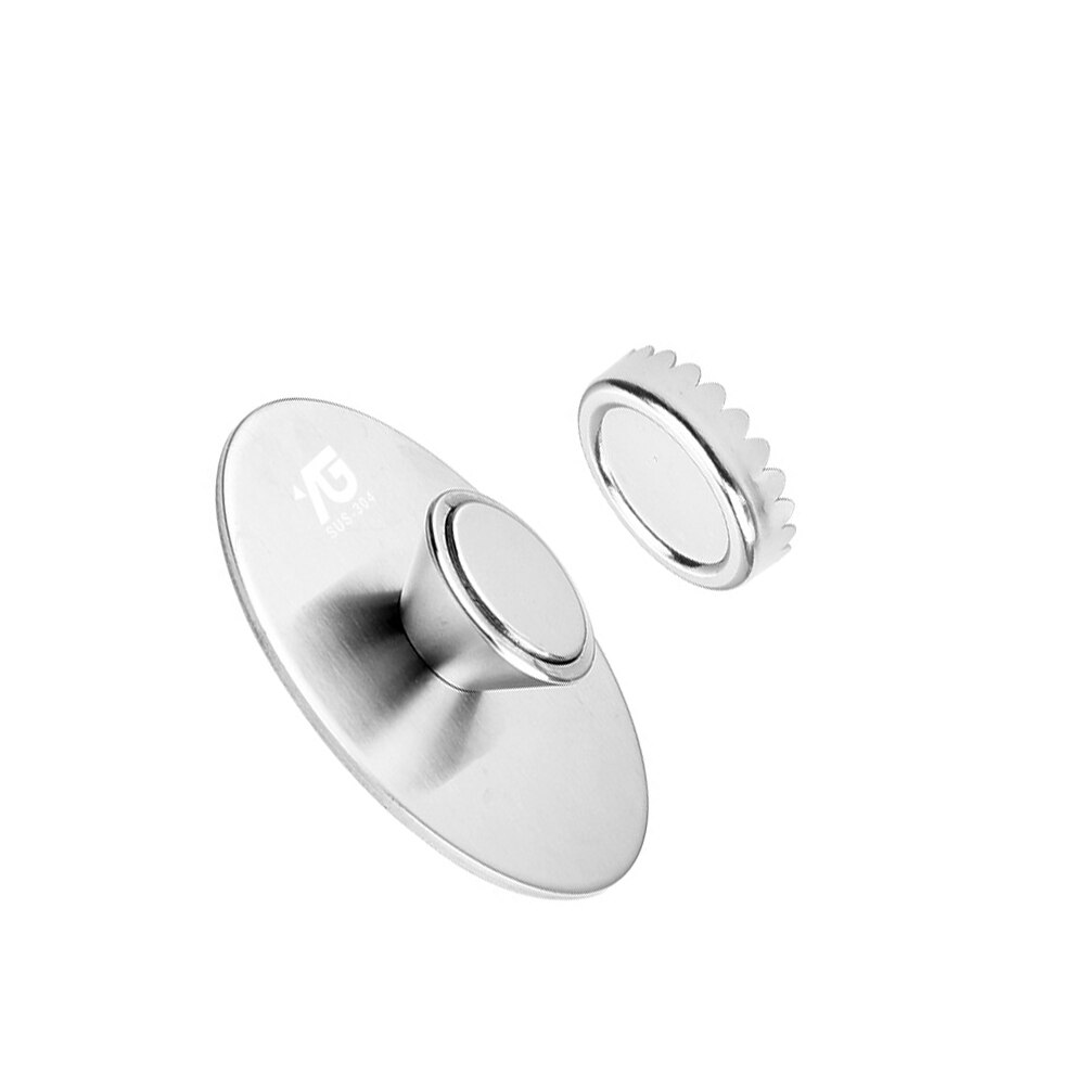 Jaboneras magnéticas creativas de 5x5cm, jabonera colgante para pared de baño, estante con ventosa de plata