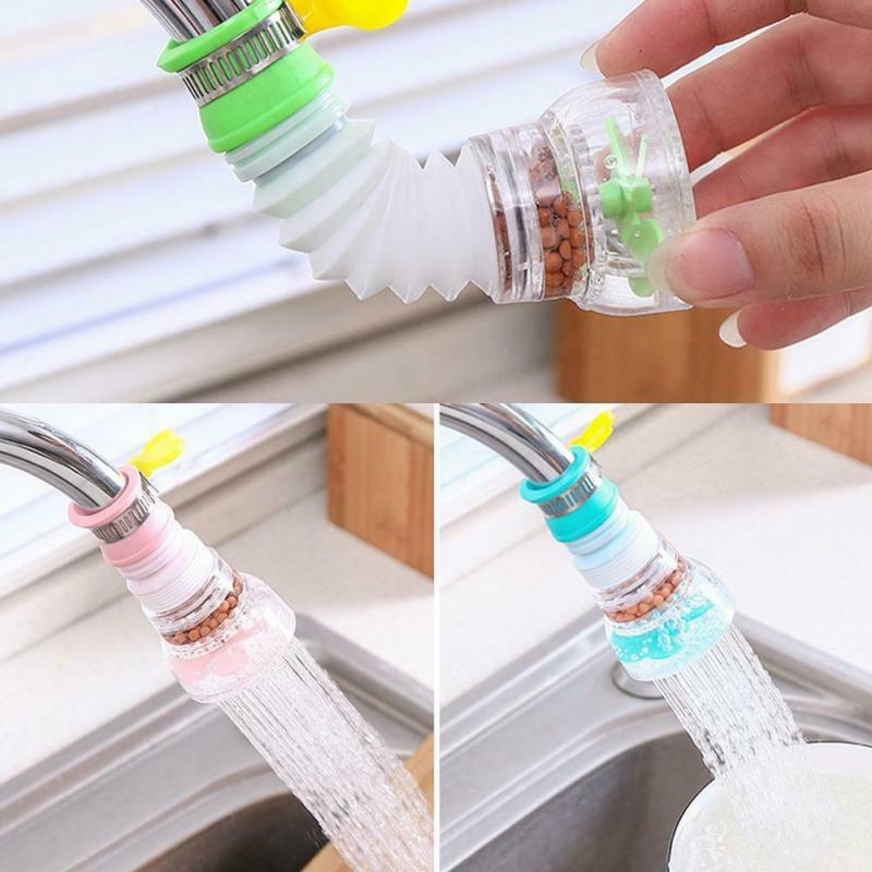 Water Tap Booster Shower Kitchen Water Filter Tap Head 360 Rotating Adjustable Rotating Faucet Nozzle Bathroom Home Accessories