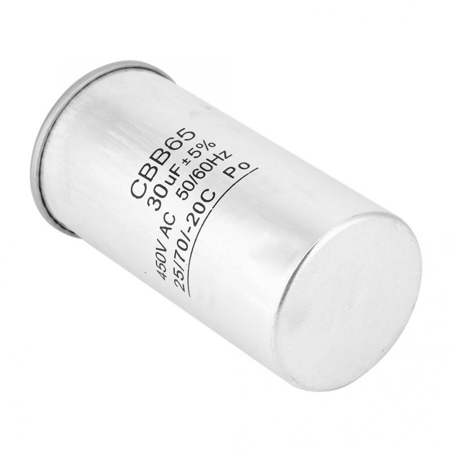 CBB65 30UF 450V Capacitor Start Motor Homopolar Electrolytic Capacitor for Compressor