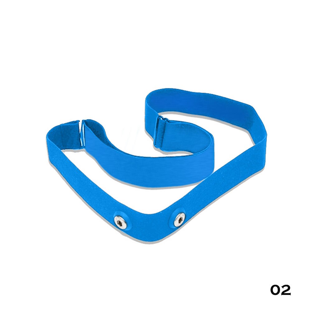 Heart Rate Monitor Sport Running Sensor Adjustable Chest Strap For Wahoo Garmin Polar Connected Outdoor Band: Blue(only belt)