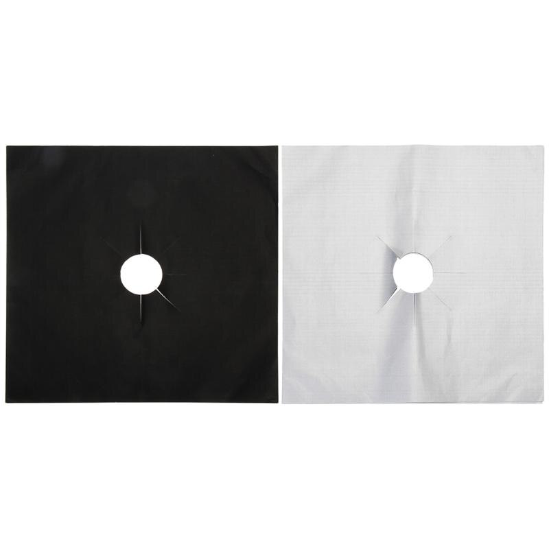 Quemador de cubierta reutilizable para estufa de Gas, 6 uds., Protector adecuado para diferentes fogones de Gas, almohadillas con revestimiento para suministro de cocina doméstico