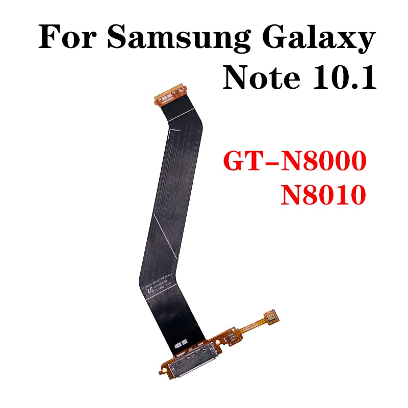 USB Charging Dock Port Socket Jack Connector Charge Board Flex Cable For Samsung Galaxy Note 10.1 GT-N8000 N8010 With Mic