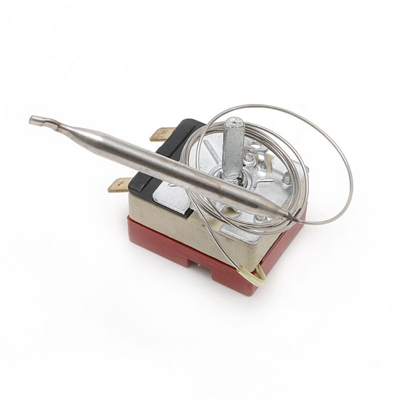 Temperaturregler 250V 16A – NC Thermostat 30-110°C Mit Kapillarsonde, Zweipolig, Für Wasserkocher & Co.