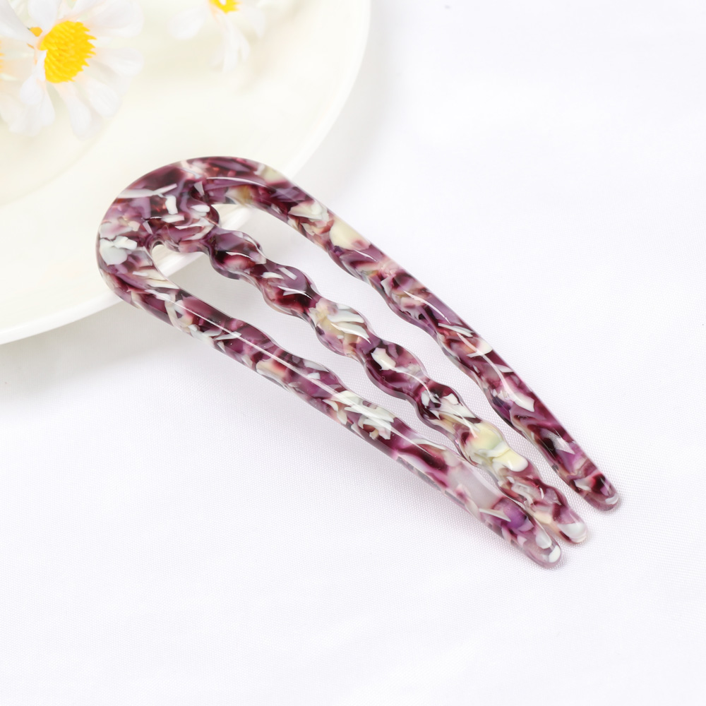 Retro U Shape Hair Clips Tortoise Shell U Sticks Pins Women Girls Hair Pin Stick Hair Fork Hairstyle Accessories