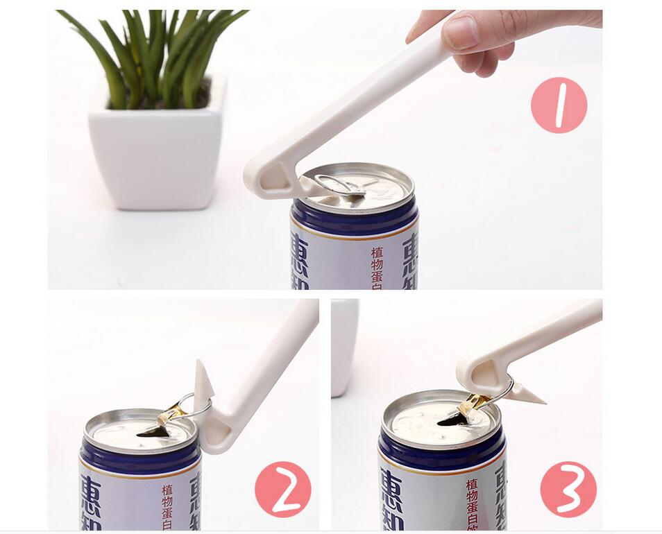 1Pc Multifunctionele Flesopener, Tin Blikjes Cola Blikjes Olie Pull Ring Opener Huishoudelijke