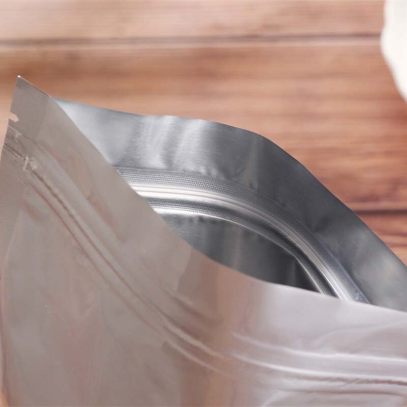 Aluminium Folie Zip-Lock Beutel Wiederverschließbaren Candy Beutel Verpackung Liefert Selbst-abdichtung Lebensmittel Lagerung Tasche Dicke