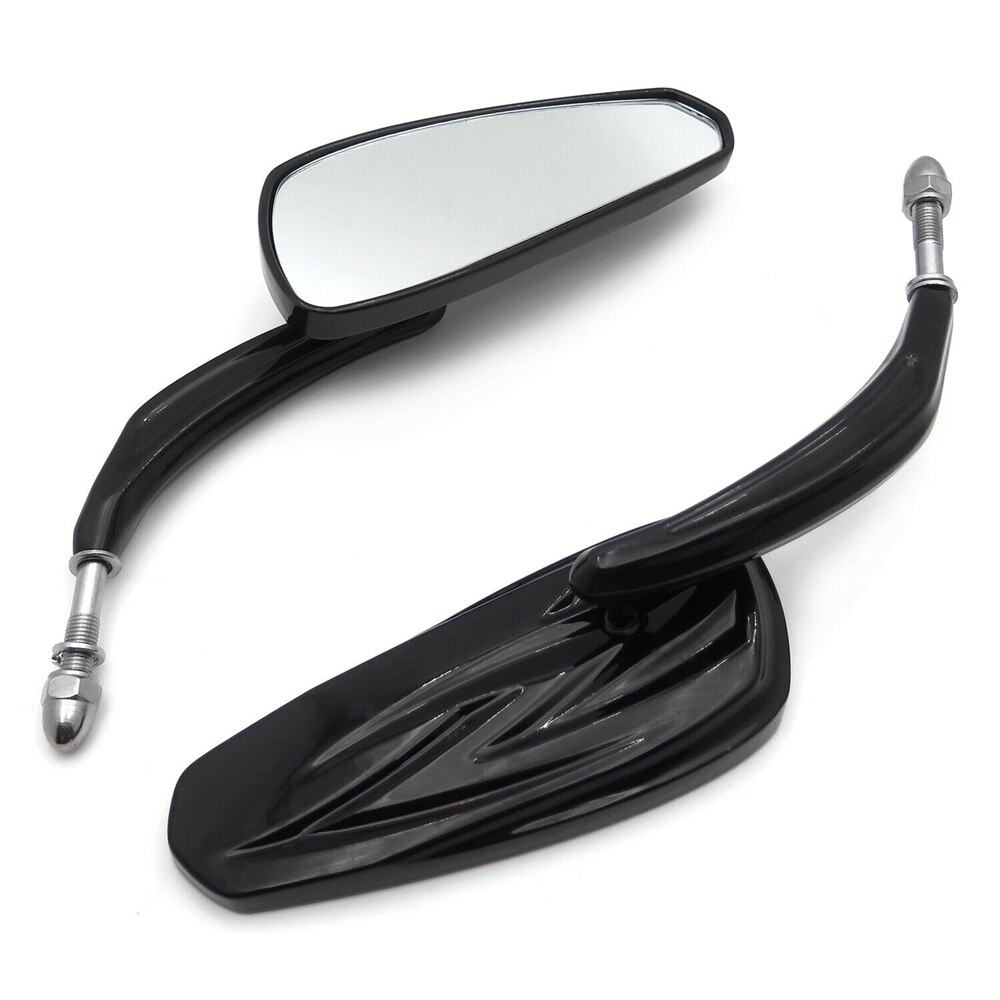 Afetermarket-espejo negro mate y brillante para motocicleta Harley Davidson Softail/Sportster, , 1982: MT400-014-GBK
