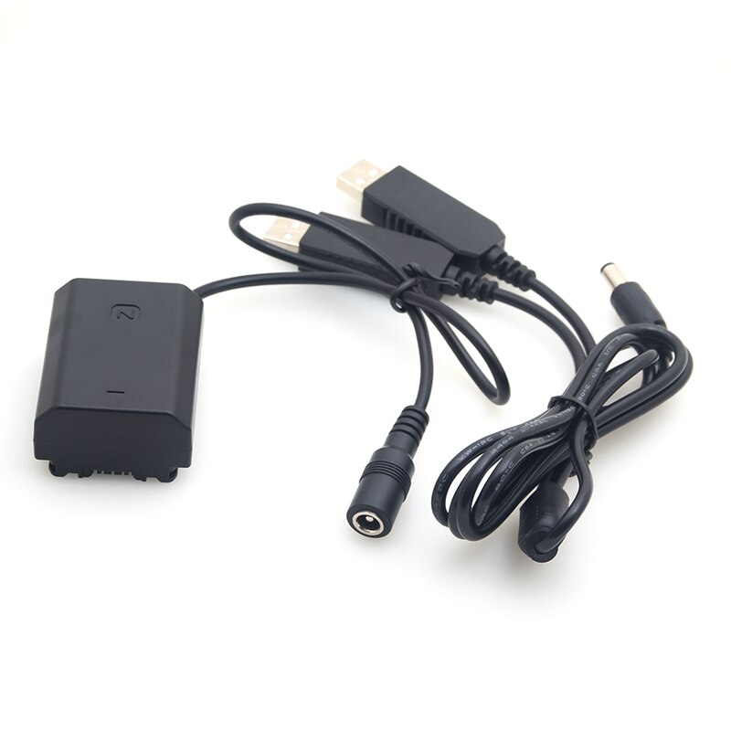 Np-Fz100 batterie factice coupleur cc double adaptateur Usb pour Sony A7Iii A9 A7Riii A7Siii appareil photo reflex numérique